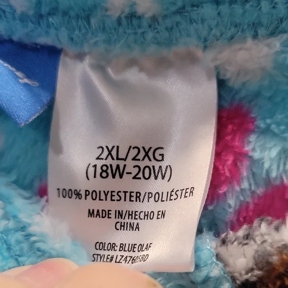 Disney Blue Olaf Pajama Pants - Picture 3 of 7